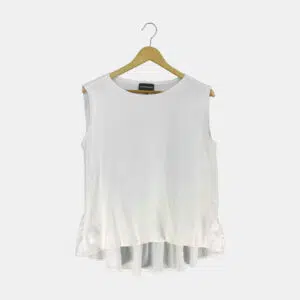 T-Shirt Femme EMPORIO ARMANI Blanc 38