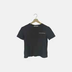 T-Shirt Femme CALVIN KLEIN JEANS Noir S/36