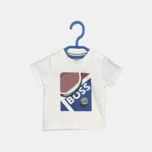 T-Shirt Bébé BOSS Blanc 6mois/68cm