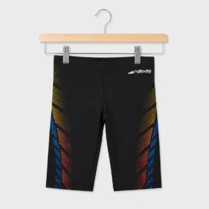 Short de bain Enfant Garçon AQUA RESIST Noir 10 ans / 133 cm