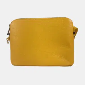 Sac Femme GENUINE LEATHER Jaune