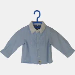 Chemise Bébé MON COEUR Bleu 9mois/74cm