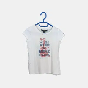T-Shirt Fille POLO RALPH LAUREN Blanc 6ans / 116cm