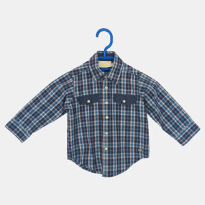 Chemise Bébé MON COEUR Bleu 12mois/80cm