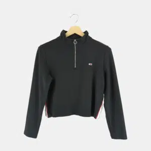 Pull Crop-top Femme TOMMY JEANS Noir L/40