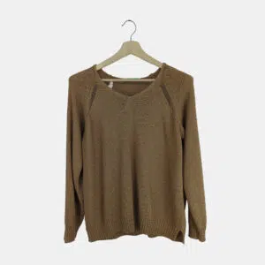 Pull Femme BENETTON Marron L/40