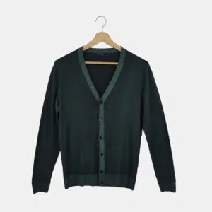 Cardigan Homme DANIELE FIESOLI Vert L/40