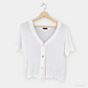 Haut Femme MASSIMO DUTTI Blanc XS/34