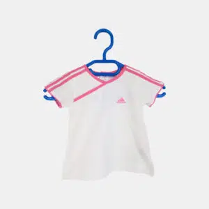 T-shirt Fille ADIDAS Blanc 3 mois 62 Cm