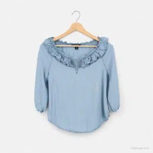 T-Shirt Femme RALPH LAUREN Bleu XXS/32