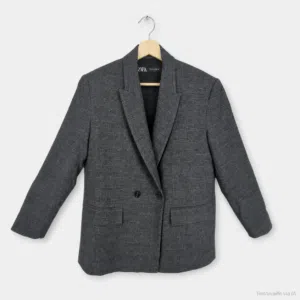 Blazer Femme ZARA Gris M/38