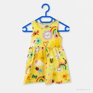 Robe Fille F&F Jaune 12mois / 74cm