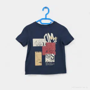 T-shirt Garçon ORIGINAL MARINES Bleu 4 ans/104cm