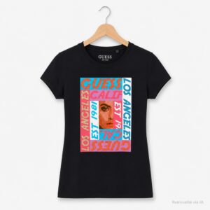 T-shirt Femme GUESS Noir S/36