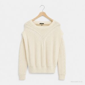 Pull Femme CAROLL Blanc L/40