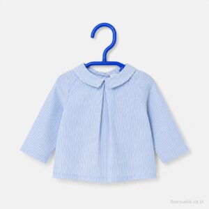 Chemise Bébé CYRILLUS Bleu 3mois/62cm