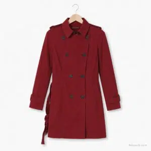 Trench Coat Femme COMPTOIR DES COTONNIERS Rouge S/36