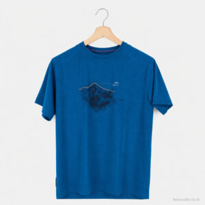 T-shirt Homme MAMMUT Bleu L/48