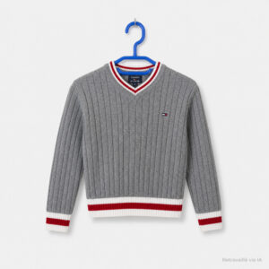 Pull Garçon TOMMY HILFIGER Gris 86