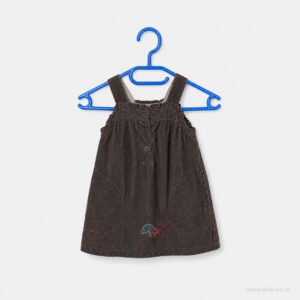 Robe Salopette Fille MILOU Marron 9 mois/74cm