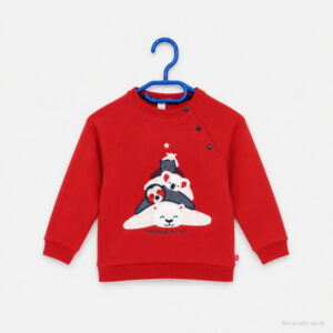 Sweat Enfant OBAIBI Rouge 3 ans/98cm