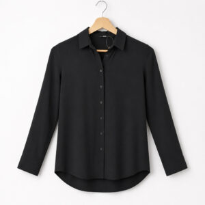 Chemise Femme UNIQLO Noir S/36